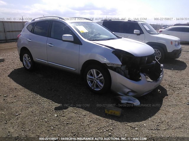 JN8AS5MT4CW605029 - 2012 NISSAN ROGUE S/SV SILVER photo 1