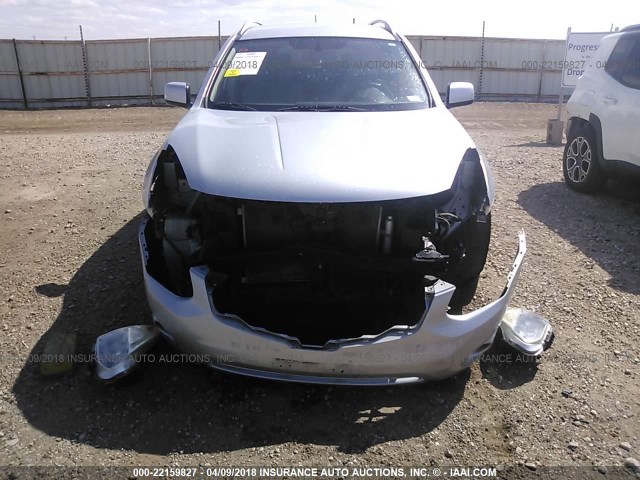 JN8AS5MT4CW605029 - 2012 NISSAN ROGUE S/SV SILVER photo 6