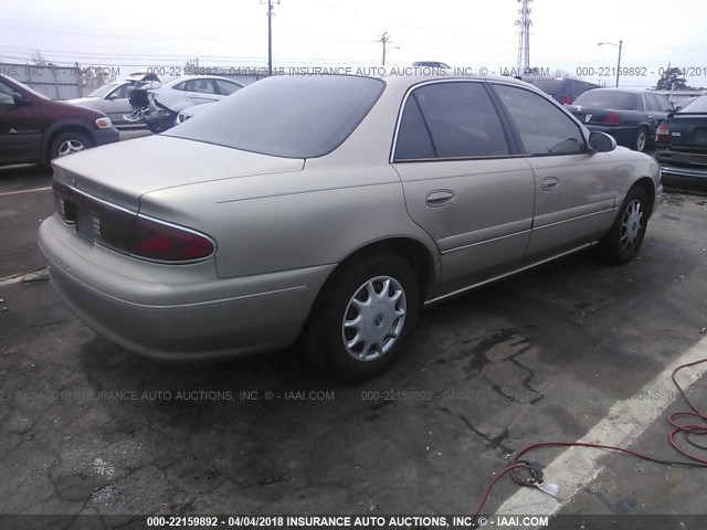 2G4WS52J1Y1306479 - 2000 BUICK CENTURY CUSTOM GOLD photo 4