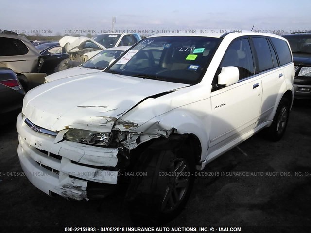 4S2DE58Y744603363 - 2004 ISUZU AXIOM XS WHITE photo 2