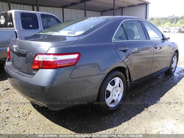 4T1BE46K49U801171 - 2009 TOYOTA CAMRY SE/LE/XLE GRAY photo 4