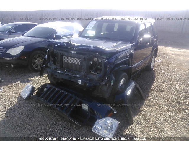 1C4PJMAK1CW151143 - 2012 JEEP LIBERTY SPORT 蓝色 照片 2