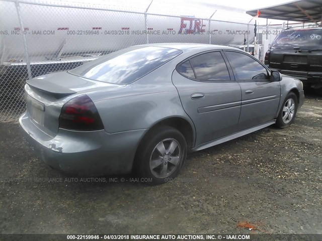 2G2WP552371198377 - 2007 PONTIAC GRAND PRIX GRAY photo 4