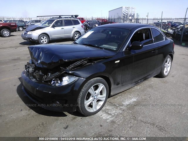 WBAUP9C51CVL91933 - 2012 BMW 128 I BLACK photo 2
