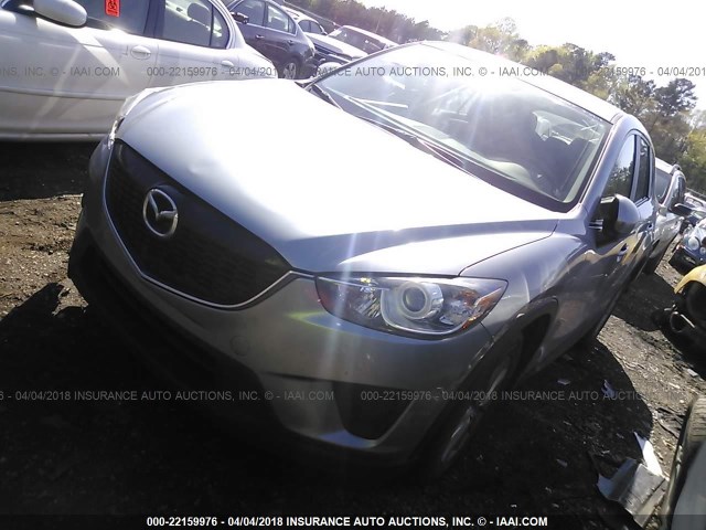 JM3KE2BE8E0425060 - 2014 MAZDA CX-5 SPORT SILVER photo 2