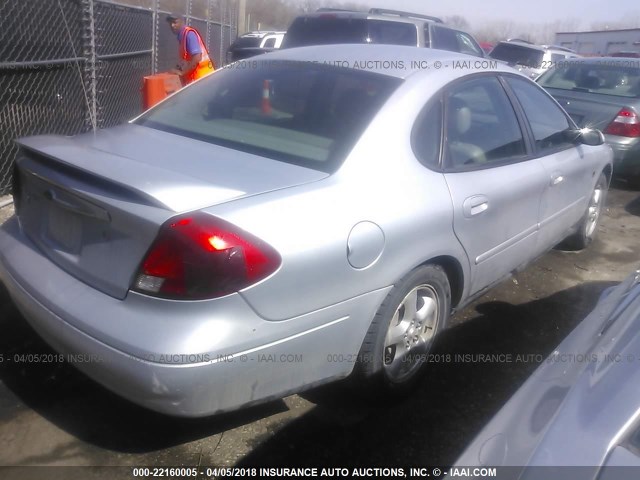 1FAFP55S13G263869 - 2003 FORD TAURUS SES SILVER photo 4