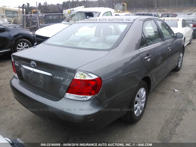 4T1BE32K66U717980 - 2006 TOYOTA CAMRY LE/XLE/SE GRAY photo 4