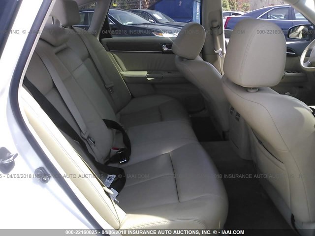 JNKBY01E08M500903 - 2008 INFINITI M45 SPORT WHITE photo 8