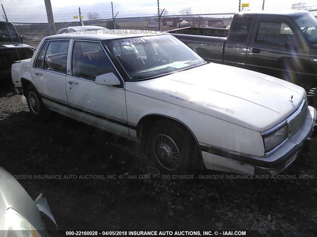 1G4HP54C1MH430588 - 1991 BUICK LESABRE CUSTOM WHITE photo 1