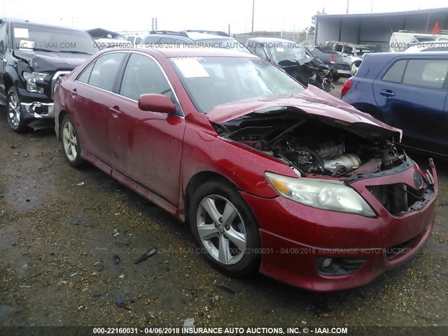 4T1BF3EK9BU683729 - 2011 TOYOTA CAMRY SE/LE/XLE RED photo 1