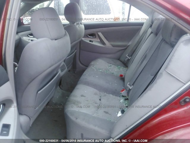 4T1BF3EK9BU683729 - 2011 TOYOTA CAMRY SE/LE/XLE RED photo 6