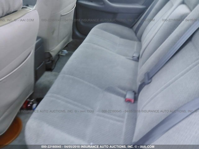 4T1BG22KX1U818792 - 2001 TOYOTA CAMRY CE/LE/XLE GRAY photo 8