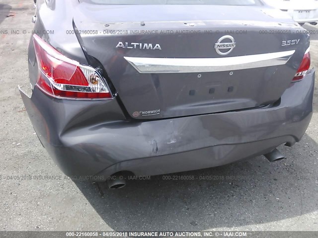 1N4BL3AP8DN523052 - 2013 NISSAN ALTIMA 3.5S/3.5SV/3.5SL GRAY photo 6