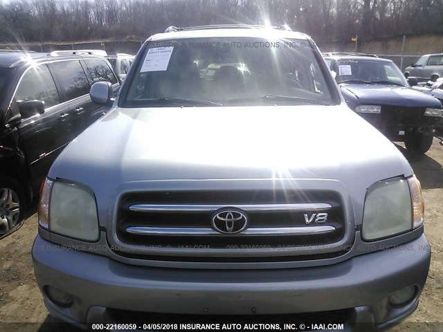 5TDBT48A21S034816 - 2001 TOYOTA SEQUOIA LIMITED SILVER photo 8