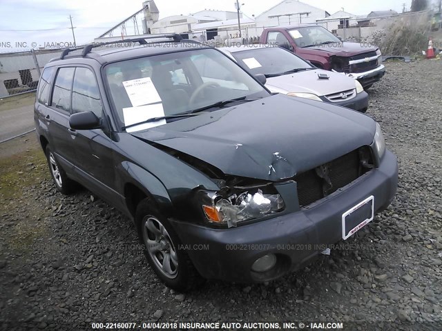 JF1SG63693H749687 - 2003 SUBARU FORESTER 2.5X BLACK photo 1