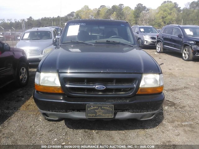 1FTYR14V1XTA94029 - 1999 FORD RANGER SUPER CAB BLACK photo 6