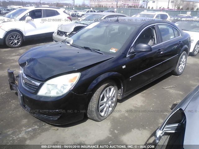 1G8ZS57N47F292527 - 2007 SATURN AURA XE BLACK photo 2