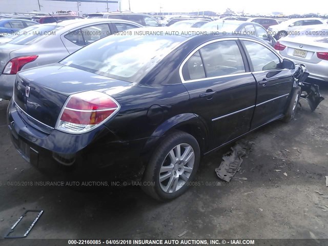 1G8ZS57N47F292527 - 2007 SATURN AURA XE BLACK photo 4