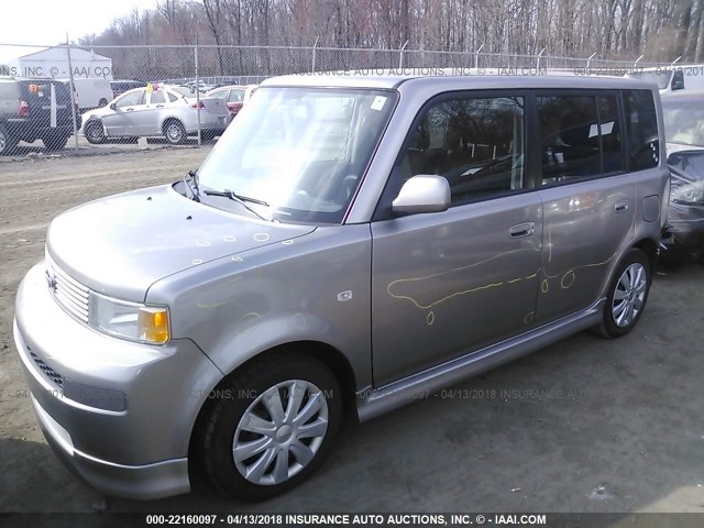 JTLKT334X50194239 - 2005 TOYOTA SCION XB GRAY photo 2