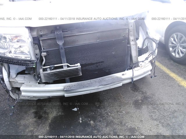 5FNYF4H93DB006538 - 2013 HONDA PILOT TOURING WHITE photo 6