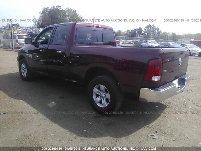 1C6RR6GT6HS535650 - 2017 RAM 1500 SLT MAROON photo 3