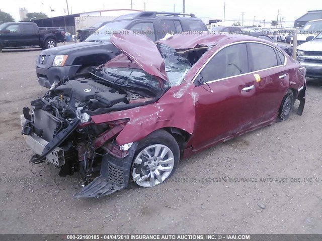 1N4AL3AP4FC467542 - 2015 NISSAN ALTIMA 2.5/S/SV/SL MAROON photo 2