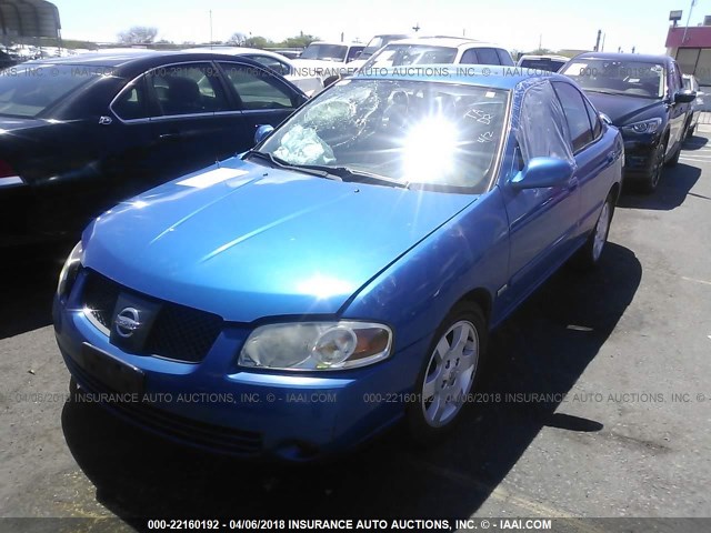 3N1CB51D66L511300 - 2006 NISSAN SENTRA 1.8/1.8S BLUE photo 2