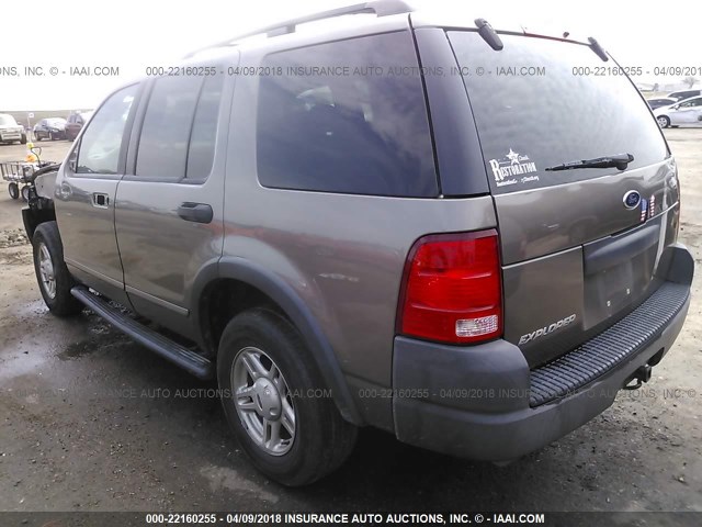 1FMZU62K53ZA70439 - 2003 FORD EXPLORER XLS/XLS SPORT Dark Brown photo 3