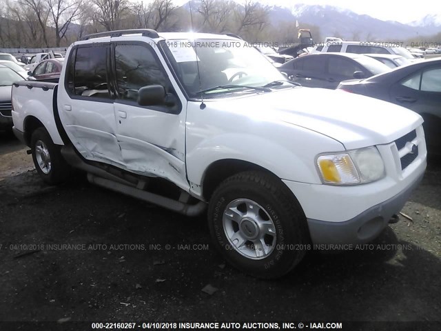 1FMZU77E41UA66269 - 2001 FORD EXPLORER SPORT TR  WHITE photo 1