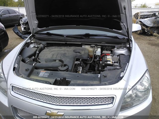 1G1ZE5E0XCF225969 - 2012 CHEVROLET MALIBU LTZ 银色 照片 10