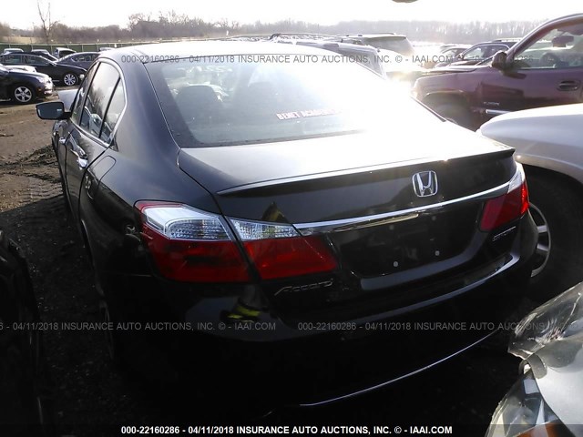 1HGCR2F5XFA065637 - 2015 HONDA ACCORD SPORT BLACK photo 3