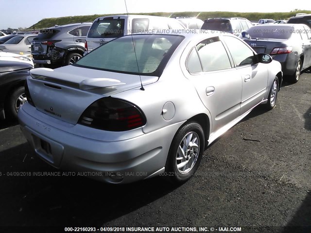 1G2NF52E04M590388 - 2004 PONTIAC GRAND AM SE1 SILVER photo 4