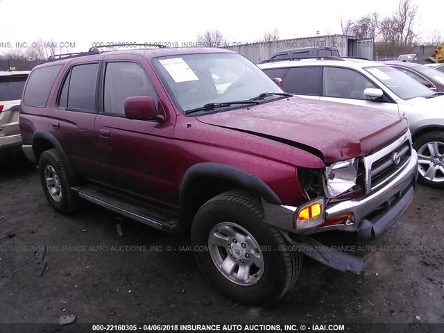 JT3HN86R7W0192944 - 1998 TOYOTA 4RUNNER SR5 RED photo 1