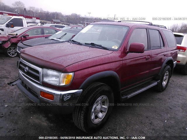 JT3HN86R7W0192944 - 1998 TOYOTA 4RUNNER SR5 RED photo 2