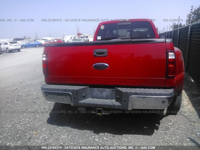 1FTWW33R69EA79176 - 2009 FORD F350 SUPER DUTY RED photo 7