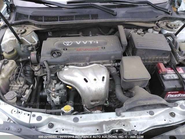 4T4BE46K68R044343 - 2008 TOYOTA CAMRY CE/LE/XLE/SE Light Blue photo 10