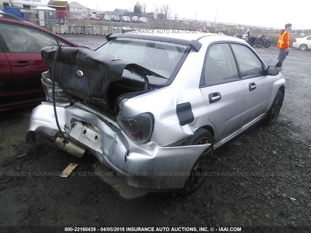 JF1GD296X2G509101 - 2002 SUBARU IMPREZA WRX GRAY photo 4