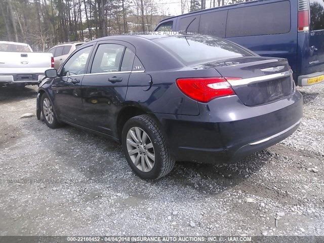 1C3CCBBB4CN224396 - 2012 CHRYSLER 200 TOURING GRAY photo 3