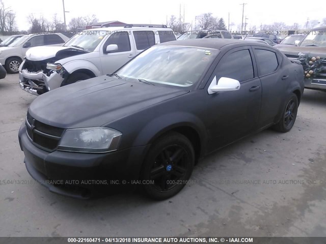 1B3CC5FB6AN177247 - 2010 DODGE AVENGER R/T BLACK photo 2