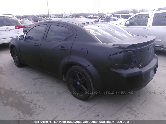 1B3CC5FB6AN177247 - 2010 DODGE AVENGER R/T BLACK photo 3