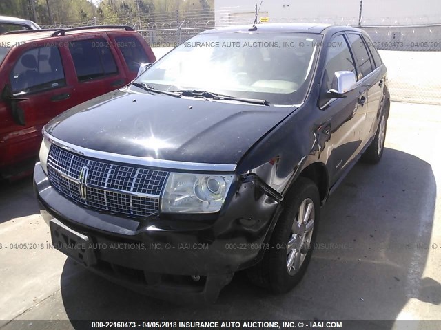 2LMDU88C07BJ10168 - 2007 LINCOLN MKX BLACK photo 6