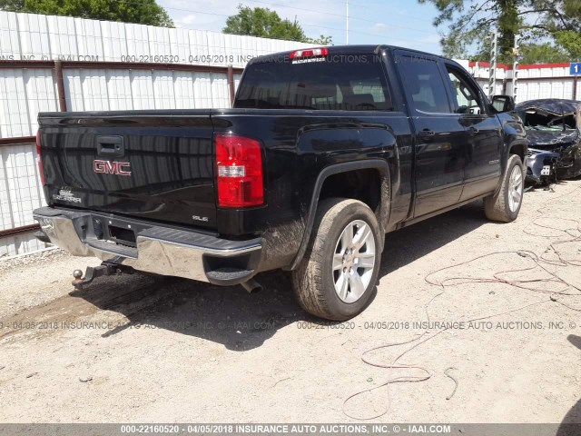 3GTP1MEC7GG266644 - 2016 GMC SIERRA C1500 SLE BLACK photo 4