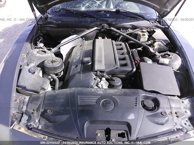 4USBT33423LS48005 - 2003 BMW Z4 2.5 GRAY photo 10