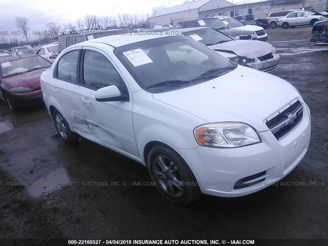 KL1TD5DE0BB129830 - 2011 CHEVROLET AVEO LS/LT 白色 照片 1