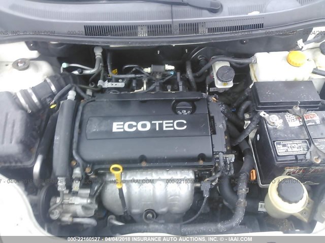 KL1TD5DE0BB129830 - 2011 CHEVROLET AVEO LS/LT 白色 照片 10