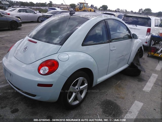 3VWRW3AGXAM035756 - 2010 VOLKSWAGEN NEW BEETLE 青色 照片 4