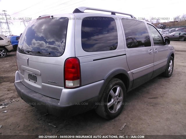 1GMDV33L15D244004 - 2005 PONTIAC MONTANA SV6 SILVER photo 4