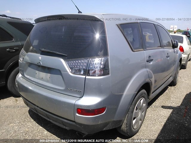 JA4LS21W19Z007340 - 2009 MITSUBISHI OUTLANDER ES 银色 照片 4