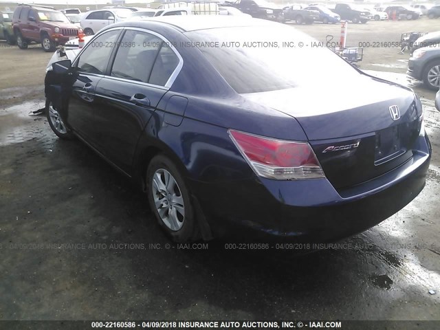 1HGCP26428A123191 - 2008 HONDA ACCORD LXP Navy photo 3