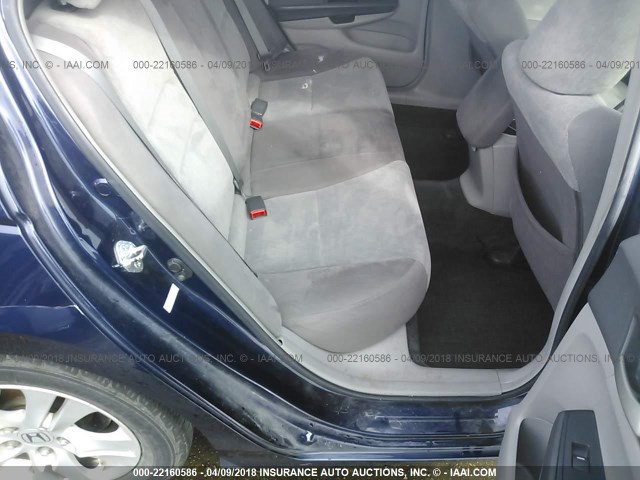 1HGCP26428A123191 - 2008 HONDA ACCORD LXP Navy photo 8